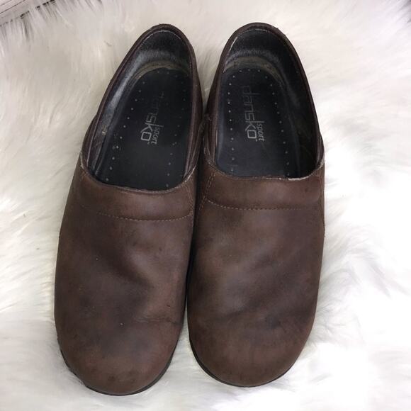 Dansko Brown Sport Brown Slip On Clogs 41 / 11 - Picture 2 of 8